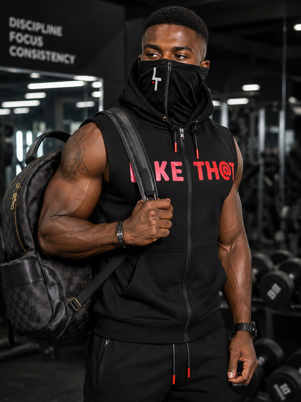 L!KE TH@T Mask Hoodie