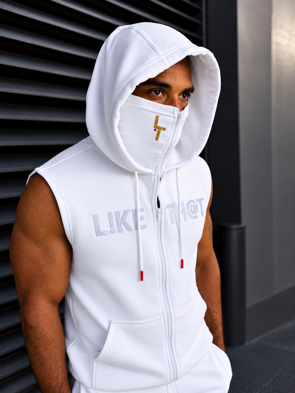 L!KE TH@T Mask Hoodie