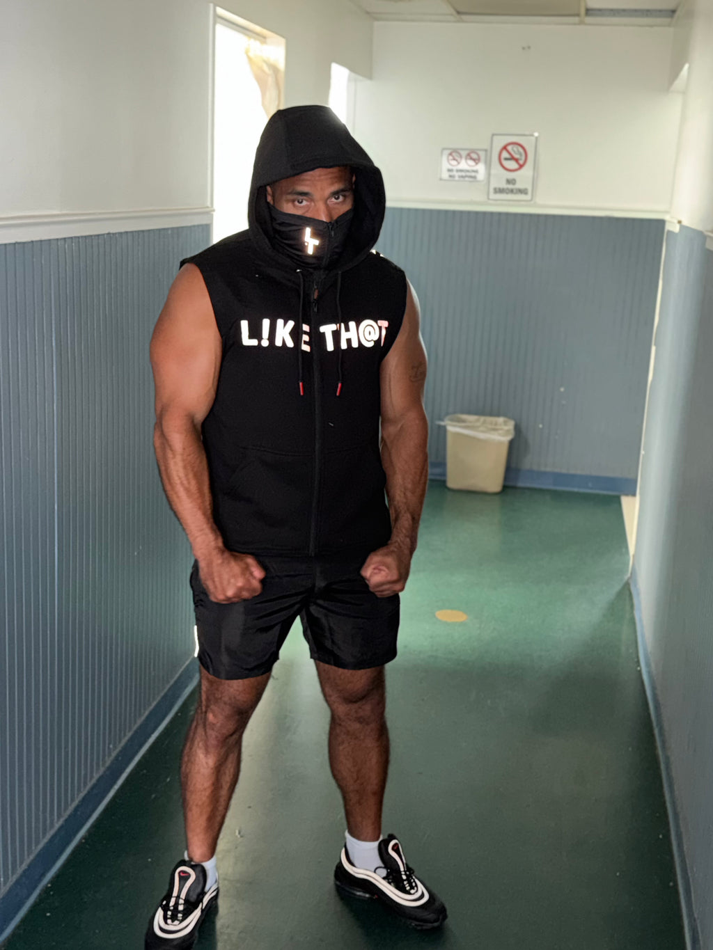 L!KE TH@T Mask Hoodie